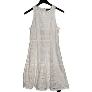 Gap white eyelet dress